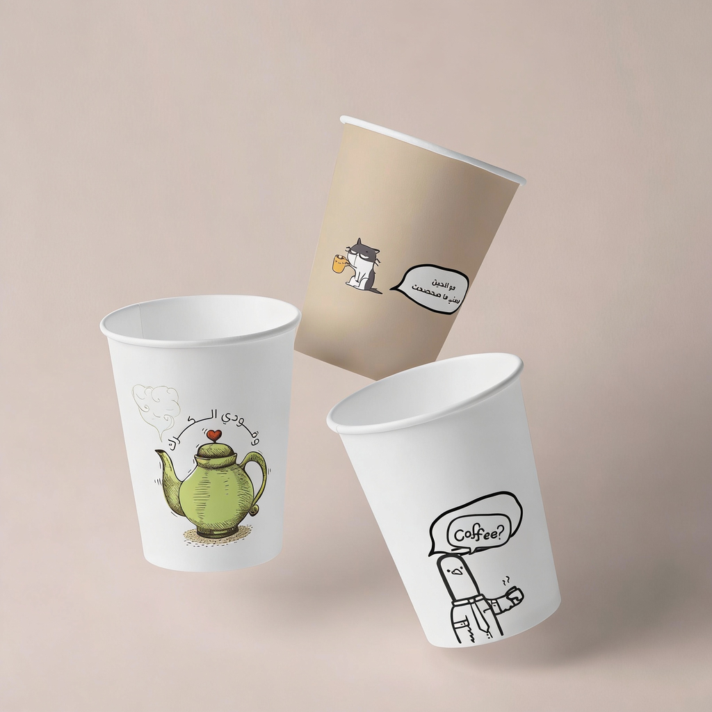 مجموعة أكواب يومية